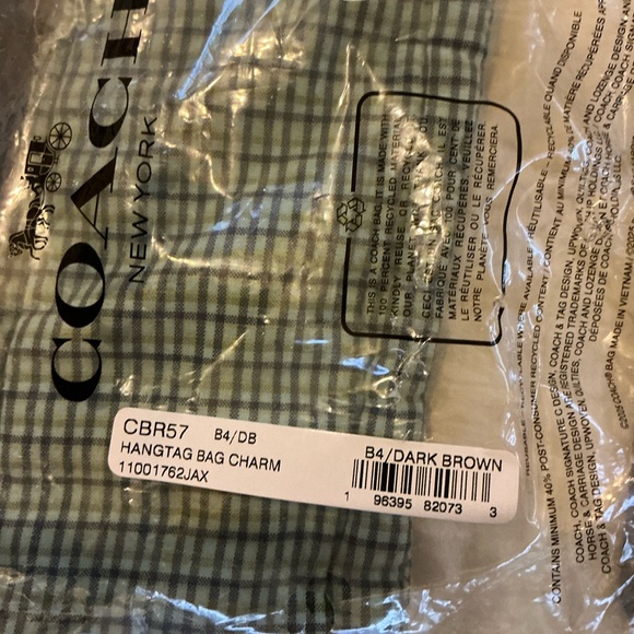 Coach Extra Large HangTag Charm - Picture 7 of 14